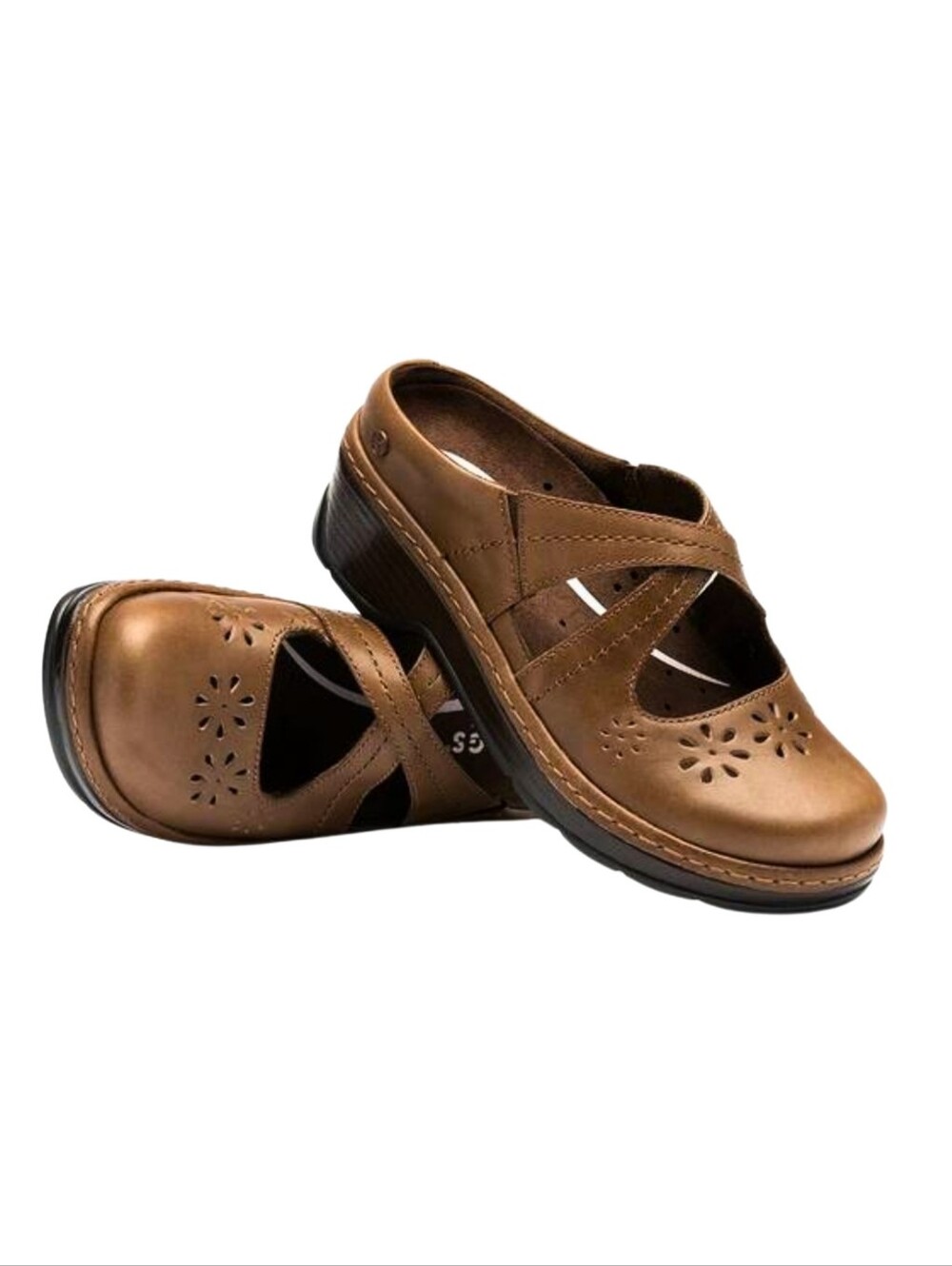 Klogs Carolina brown‎ clogs, size 9